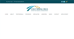 Desktop Screenshot of coldspringhills.net